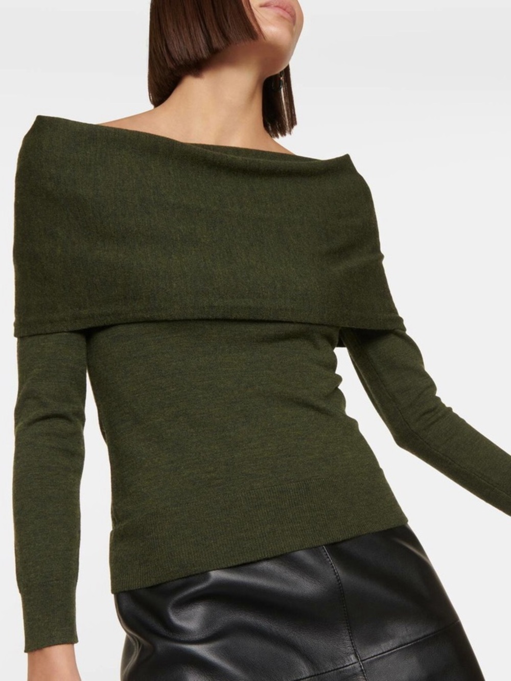 CO by Coach  Green‎ 100% Wool sweater
